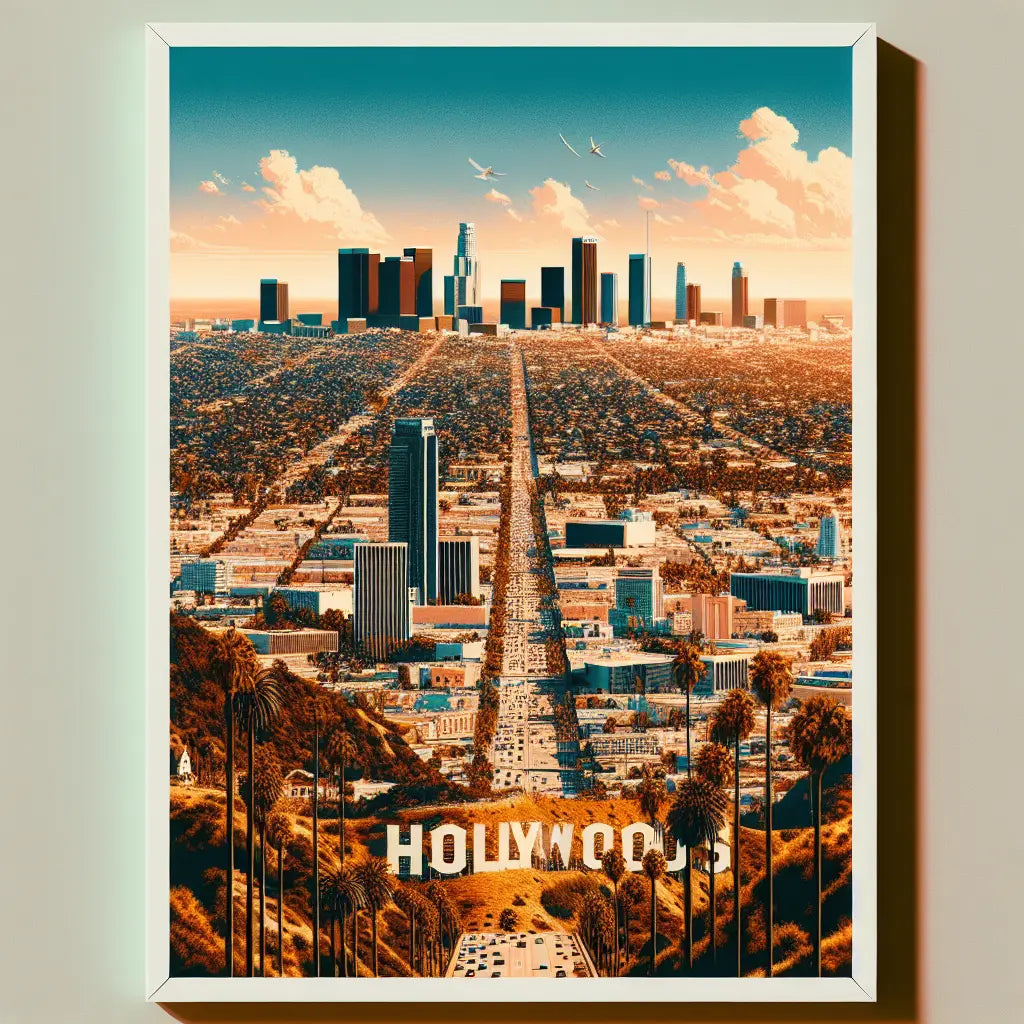 Los-Angeles PosterGoat