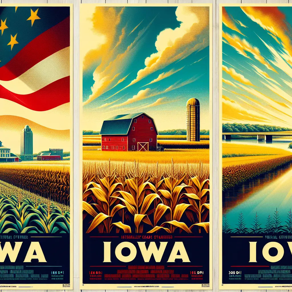 Iowa PosterGoat