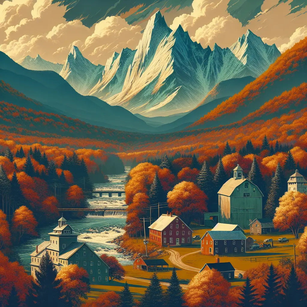 Vermont PosterGoat