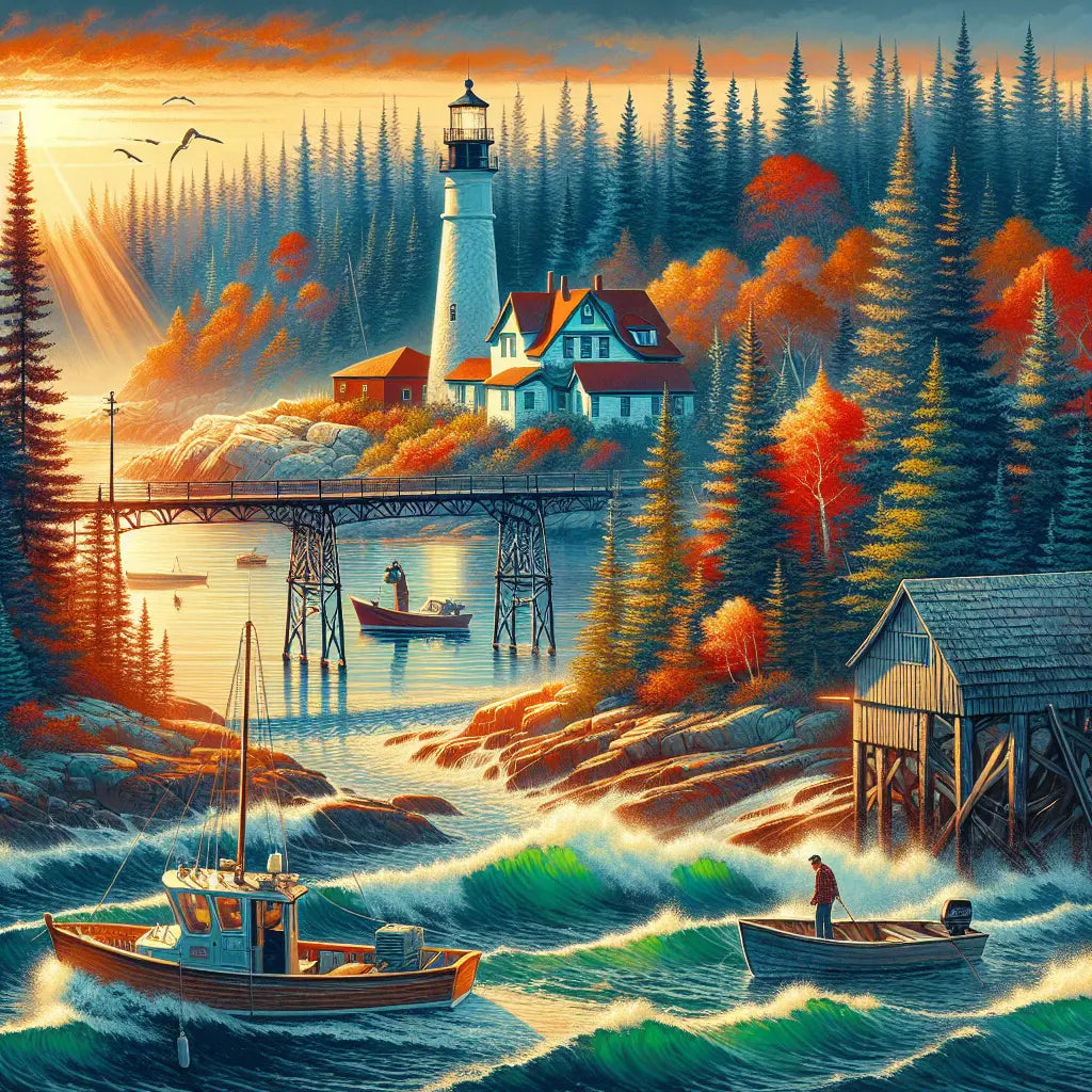 Maine PosterGoat