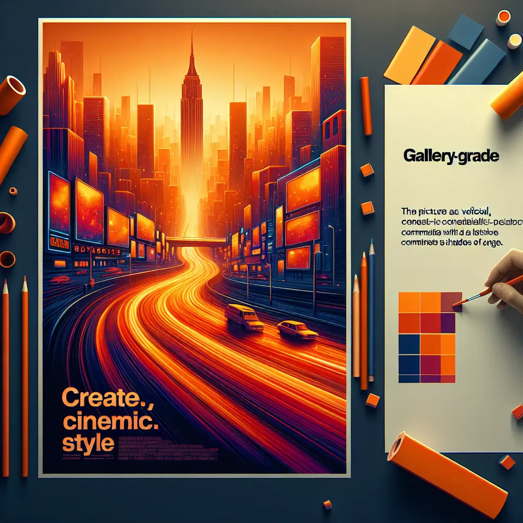 Orange-Posters PosterGoat