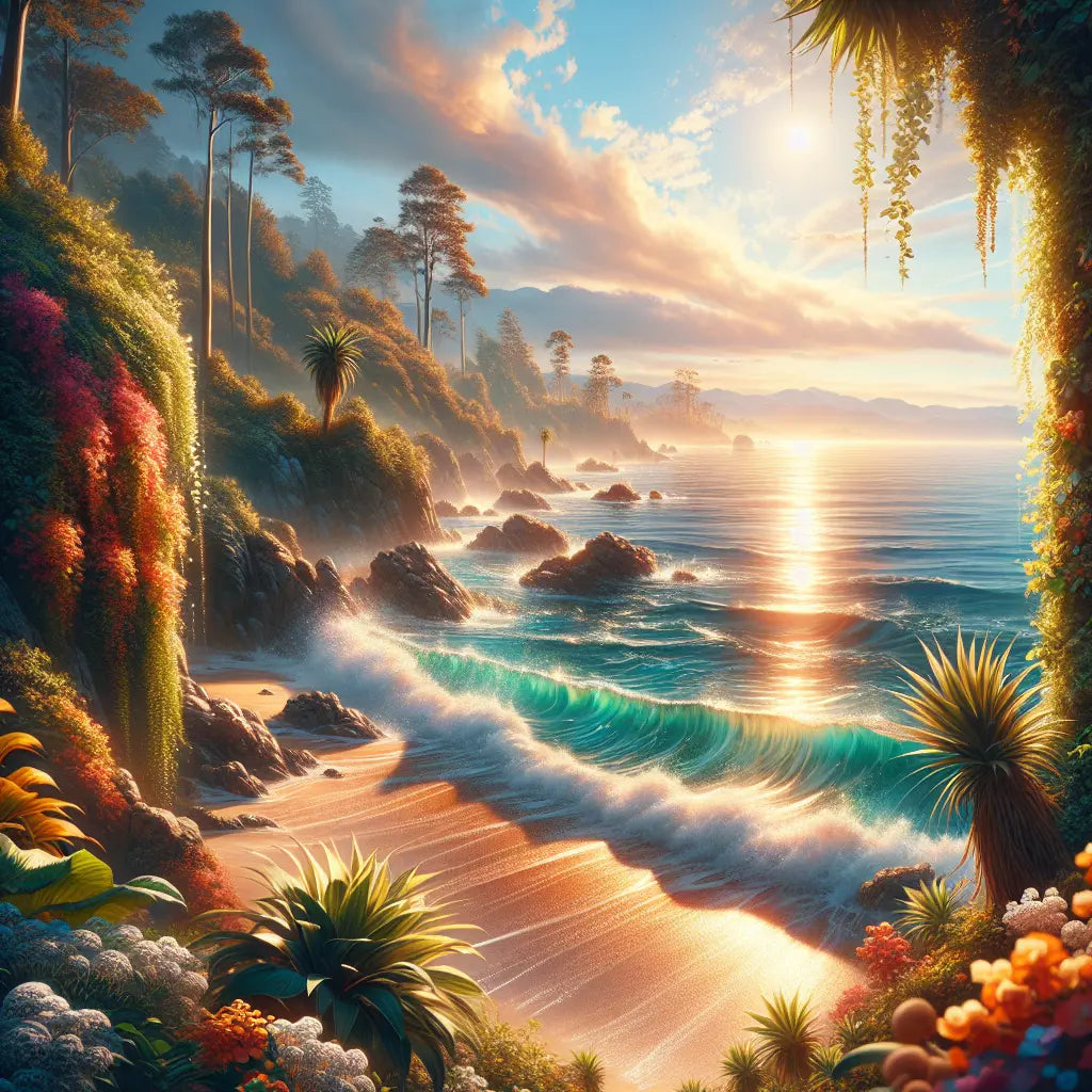 Coastal-Scene PosterGoat