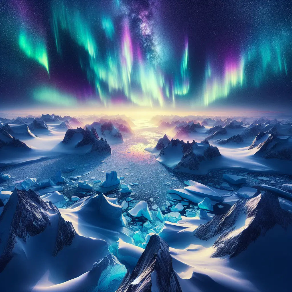 Arctic-landscape PosterGoat