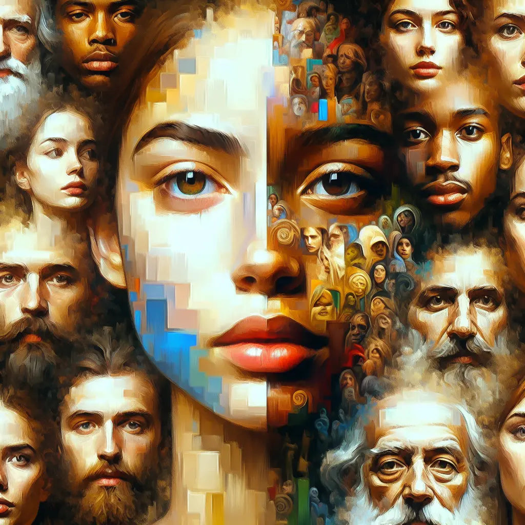 Portrait-Art PosterGoat