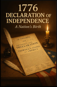1776 Declaration of Independence Poster Print PosterGoat