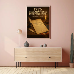 1776 Declaration of Independence Poster Print PosterGoat