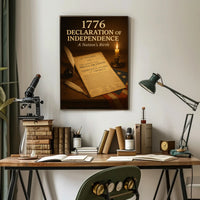 1776 Declaration of Independence Poster Print PosterGoat