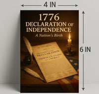 1776 Declaration of Independence Poster Print PosterGoat
