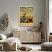 1869 Suez Canal Opens Poster PosterGoat