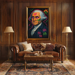 18th Century Neo Psychedelic Pop Art Poster Chaos PosterGoat