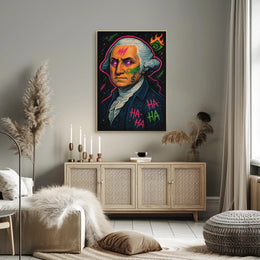 18th Century Neo Psychedelic Pop Art Poster Chaos PosterGoat