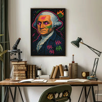 18th Century Neo Psychedelic Pop Art Poster Chaos PosterGoat
