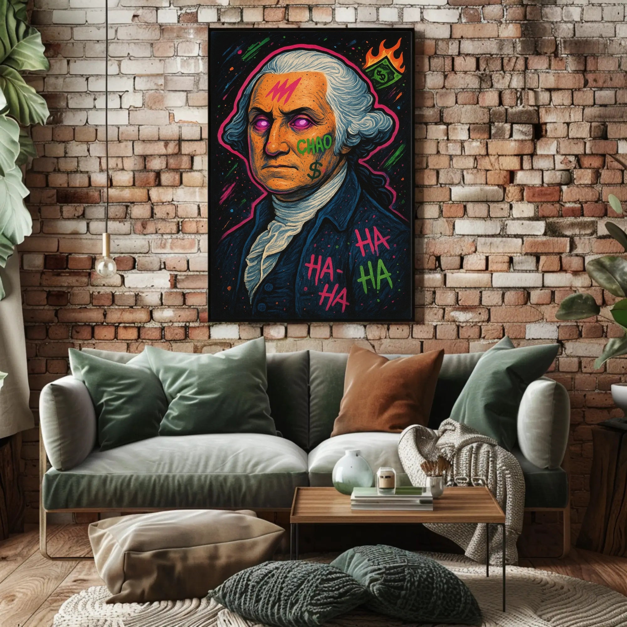 18th Century Neo Psychedelic Pop Art Poster Chaos PosterGoat