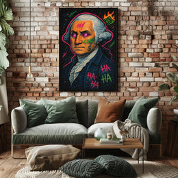 18th Century Neo Psychedelic Pop Art Poster Chaos PosterGoat