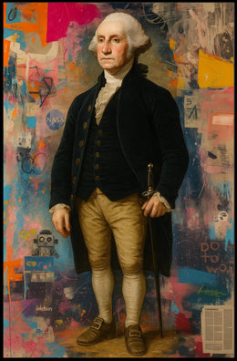 18th Century Sci-Fi Poster With Futuristic Vibes Wall Art PosterGoat