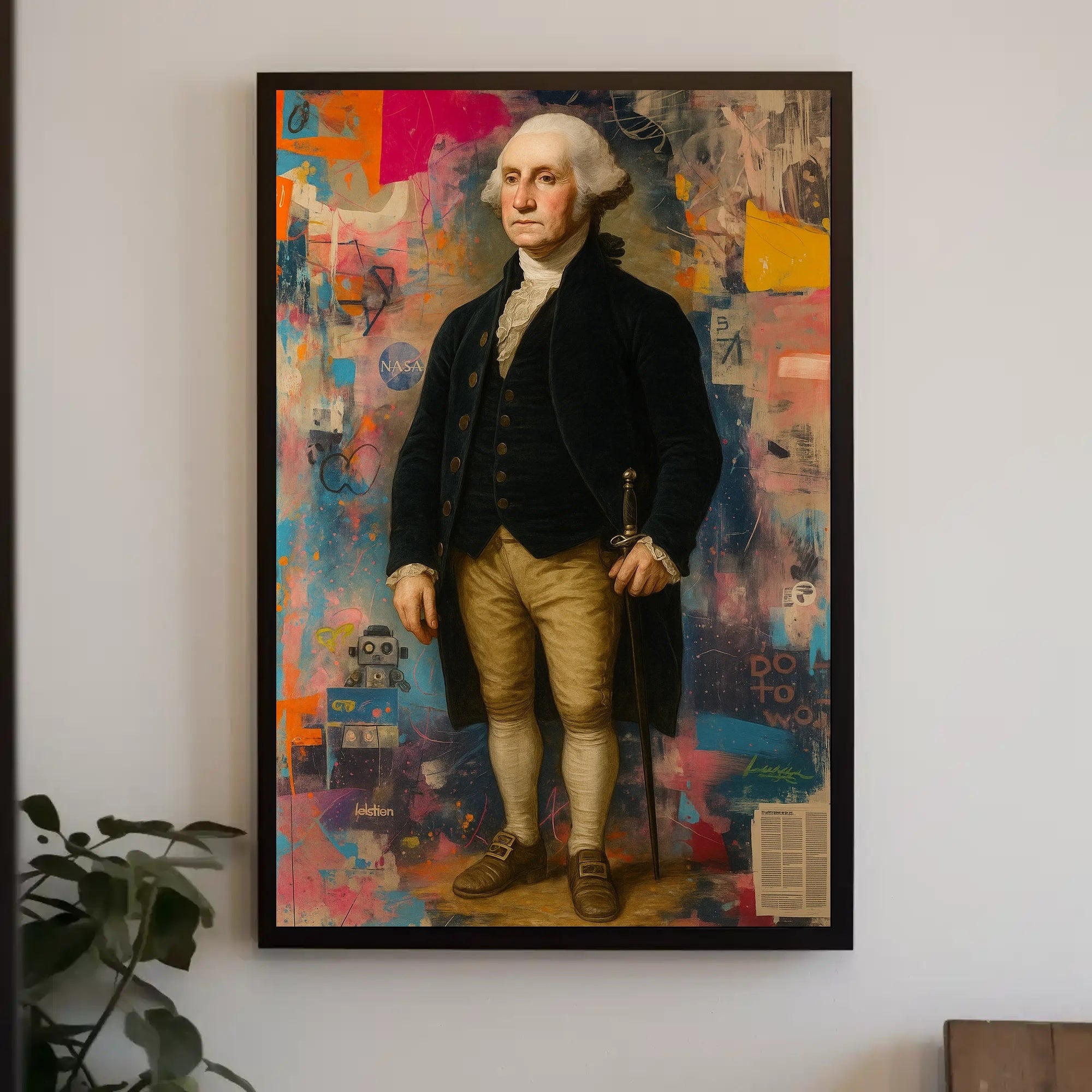 18th Century Sci-Fi Poster With Futuristic Vibes Wall Art PosterGoat