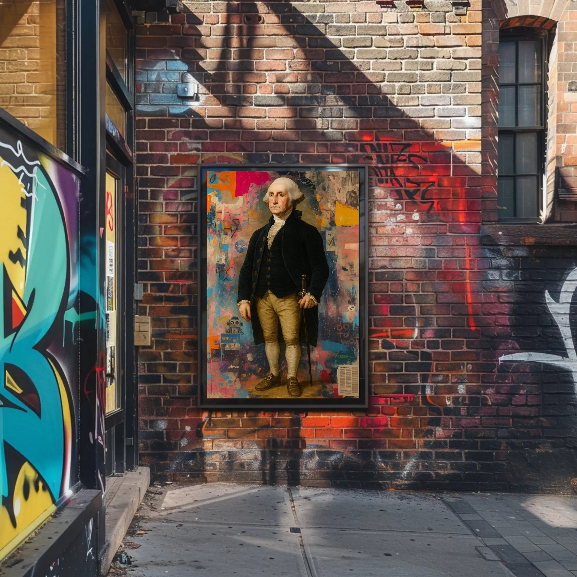 18th Century Sci-Fi Poster With Futuristic Vibes Wall Art PosterGoat