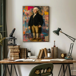 18th Century Sci-Fi Poster With Futuristic Vibes Wall Art PosterGoat