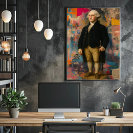 18th Century Sci-Fi Poster With Futuristic Vibes Wall Art PosterGoat