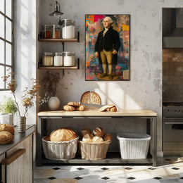 18th Century Sci-Fi Poster With Futuristic Vibes Wall Art PosterGoat