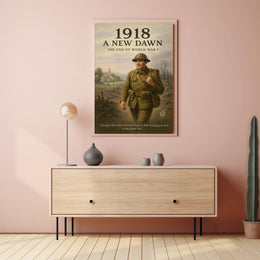 1918 A New Dawn Wall Art Print Inspired by History PosterGoat