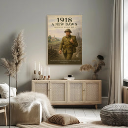 1918 A New Dawn Wall Art Print Inspired by History PosterGoat