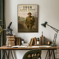 1918 A New Dawn Wall Art Print Inspired by History PosterGoat