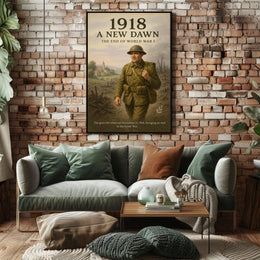 1918 A New Dawn Wall Art Print Inspired by History PosterGoat