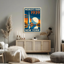 1939 New York World's Fair Retro Travel Poster Art PosterGoat