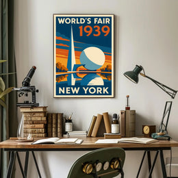1939 New York World's Fair Retro Travel Poster Art PosterGoat