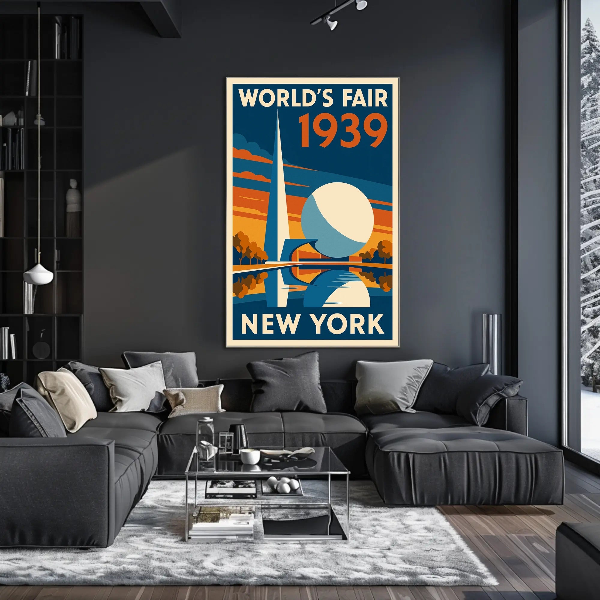 1939 New York World's Fair Retro Travel Poster Art PosterGoat