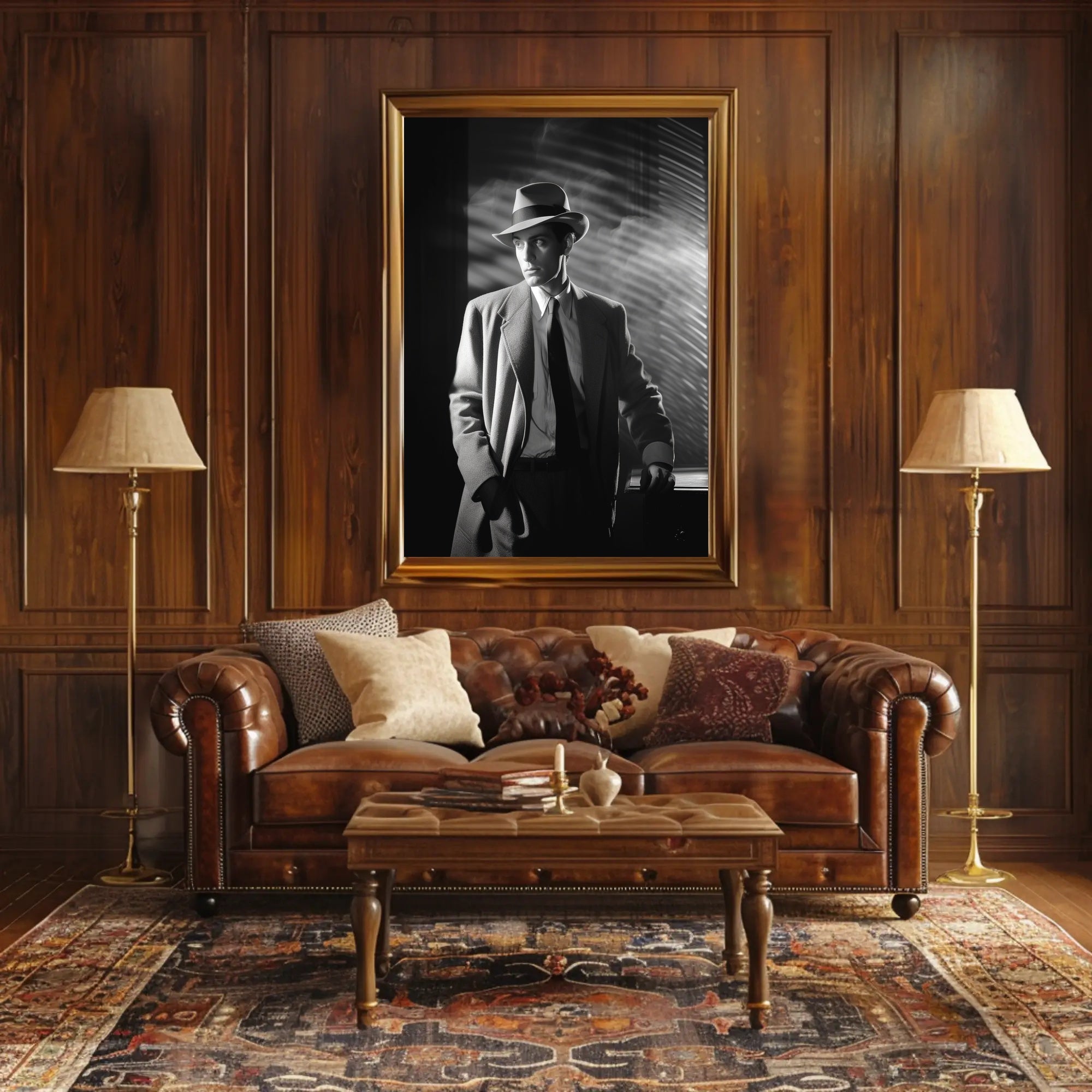 1940s Film Noir Vintage Art Poster Wall Decor PosterGoat