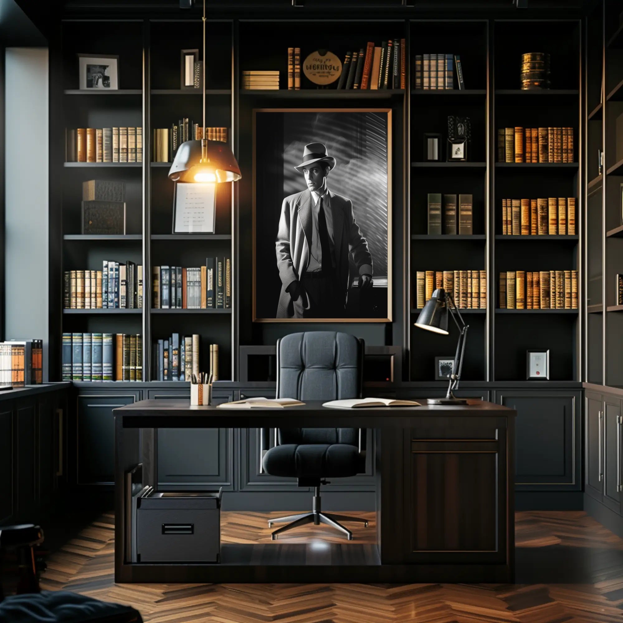 1940s Film Noir Vintage Art Poster Wall Decor PosterGoat