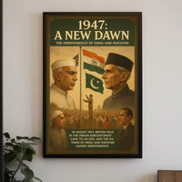 1947 A New Dawn Historical Wall Art Print PosterGoat