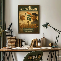 1947 A New Dawn Historical Wall Art Print PosterGoat