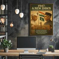 1947 A New Dawn Historical Wall Art Print PosterGoat