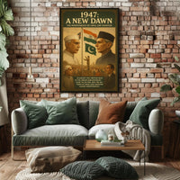 1947 A New Dawn Historical Wall Art Print PosterGoat
