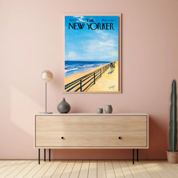 1960s Coastal Boardwalk Vintage Art Print for Nostalgic Decor PosterGoat