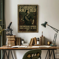 19th Amendment Ratified Vintage Poster Art PosterGoat