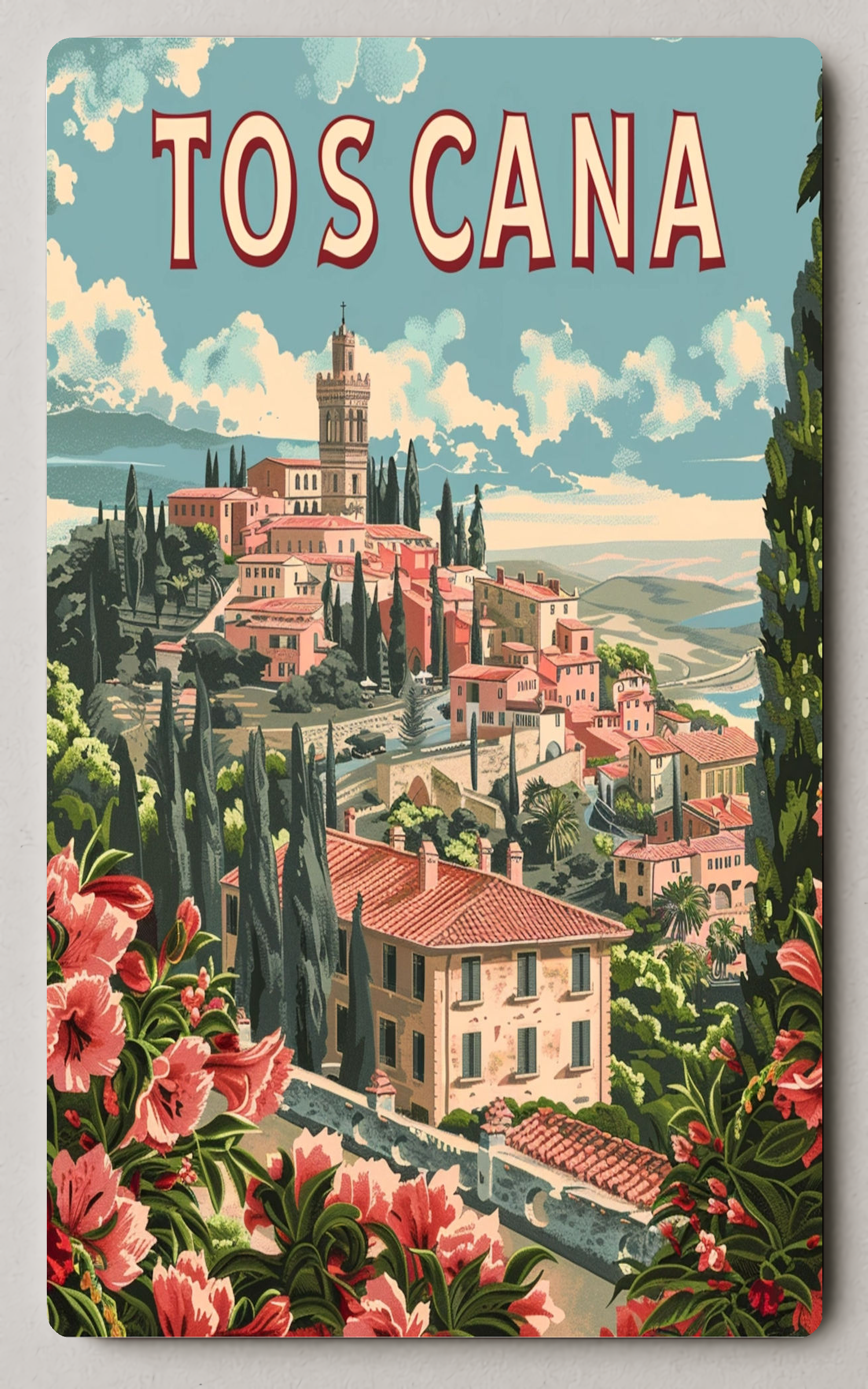 Tuscany Vintage Trading Card PosterGoat