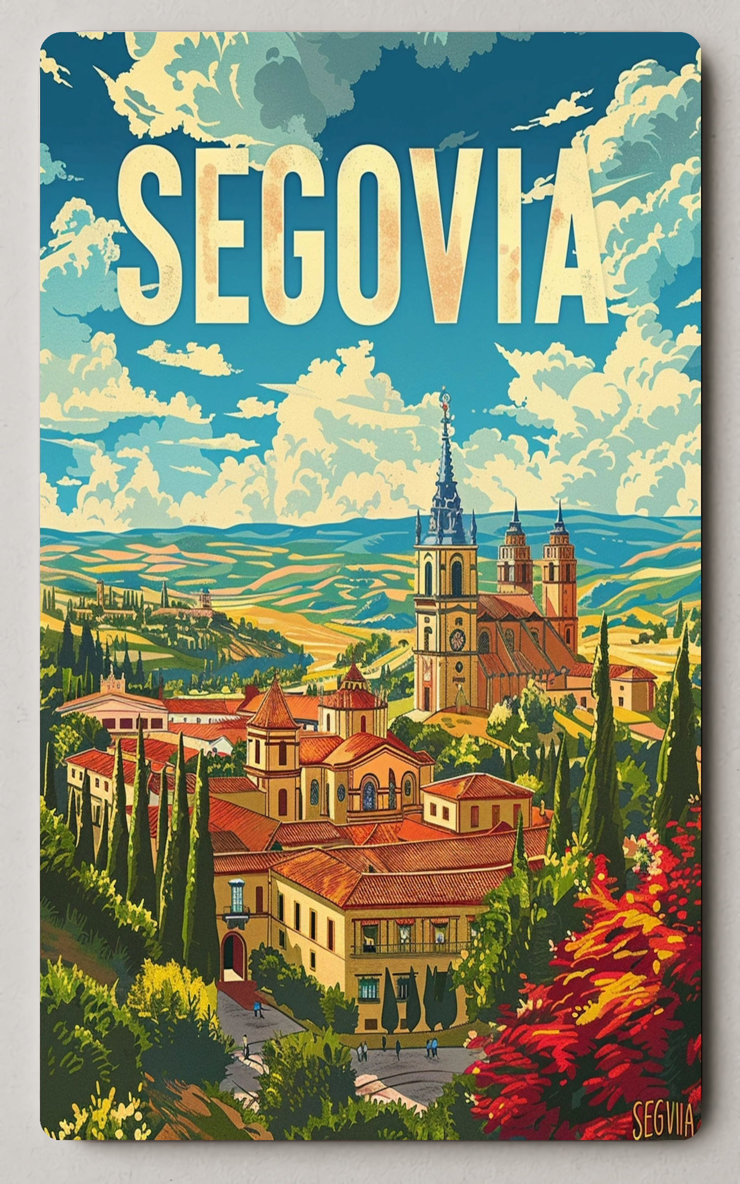 Segovia Vintage Trading Card PosterGoat