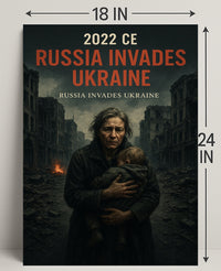 2022 CE Russia Invades Ukraine Poster PosterGoat