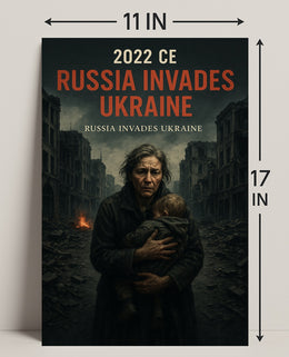2022 CE Russia Invades Ukraine Poster PosterGoat