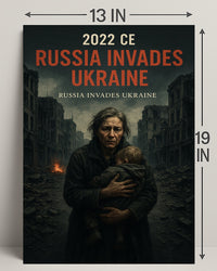 2022 CE Russia Invades Ukraine Poster PosterGoat