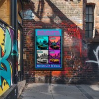 2025 Cruising Woodward Ave Wall Art Vintage Poster PosterGoat