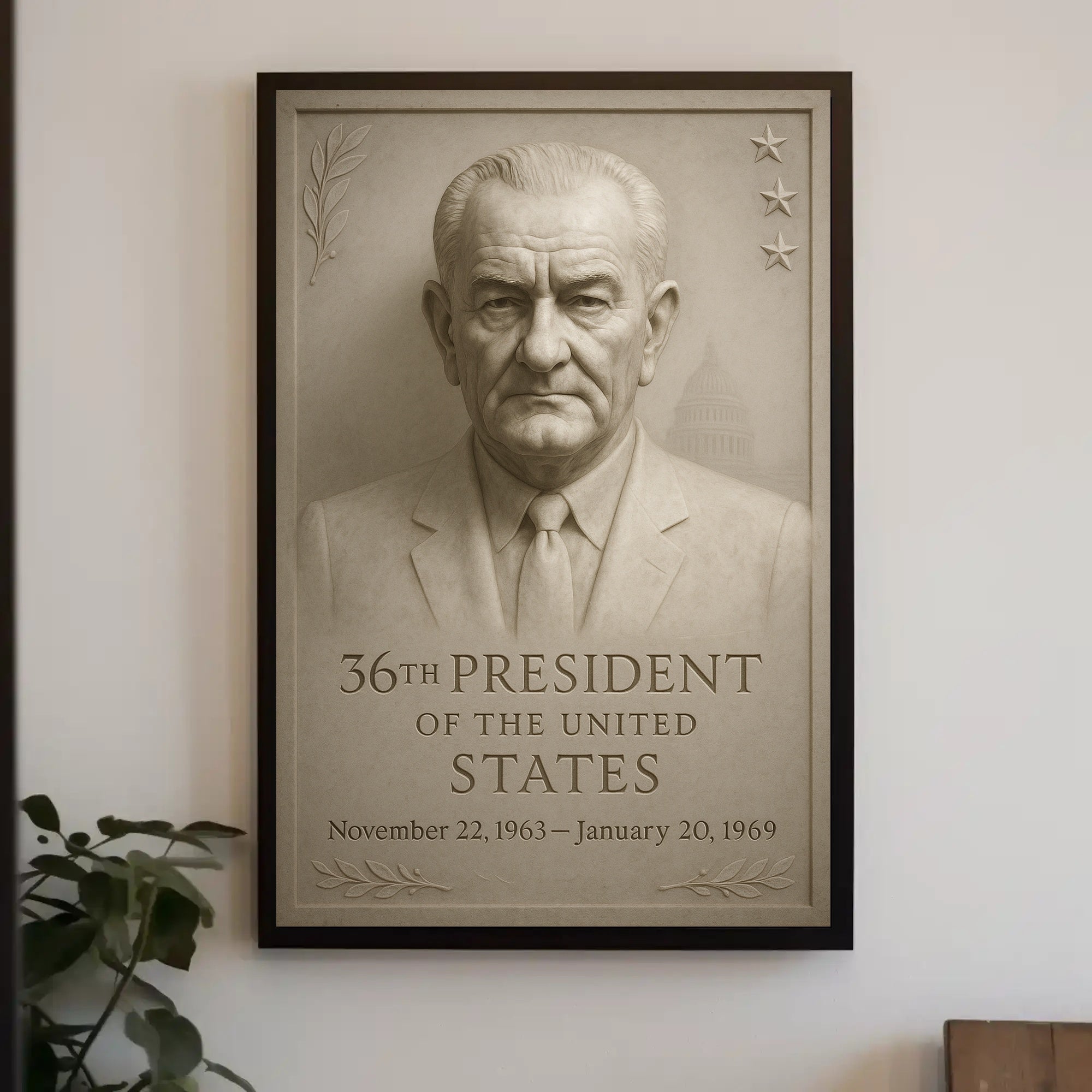 36th President of the United States Poster PosterGoat