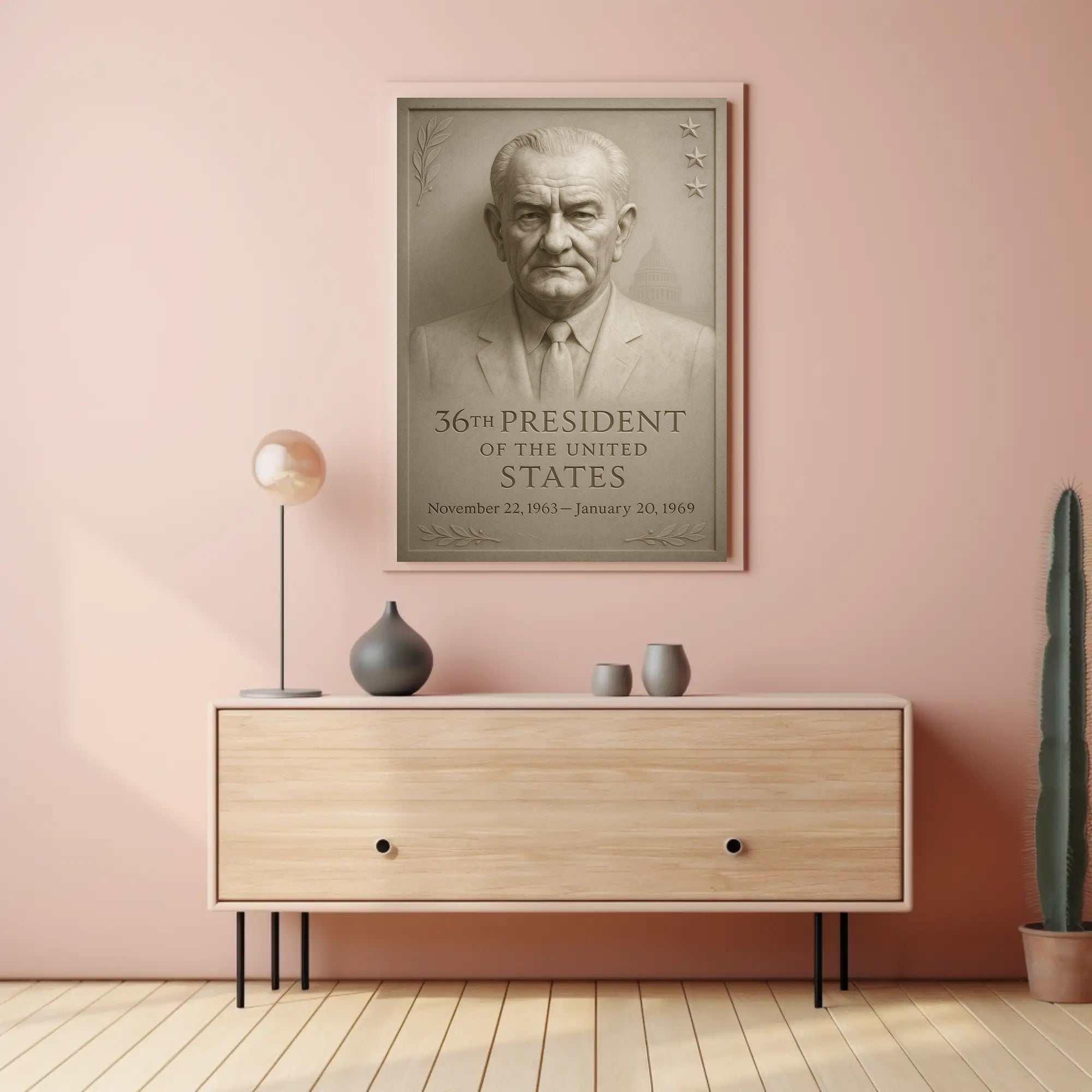 36th President of the United States Poster PosterGoat