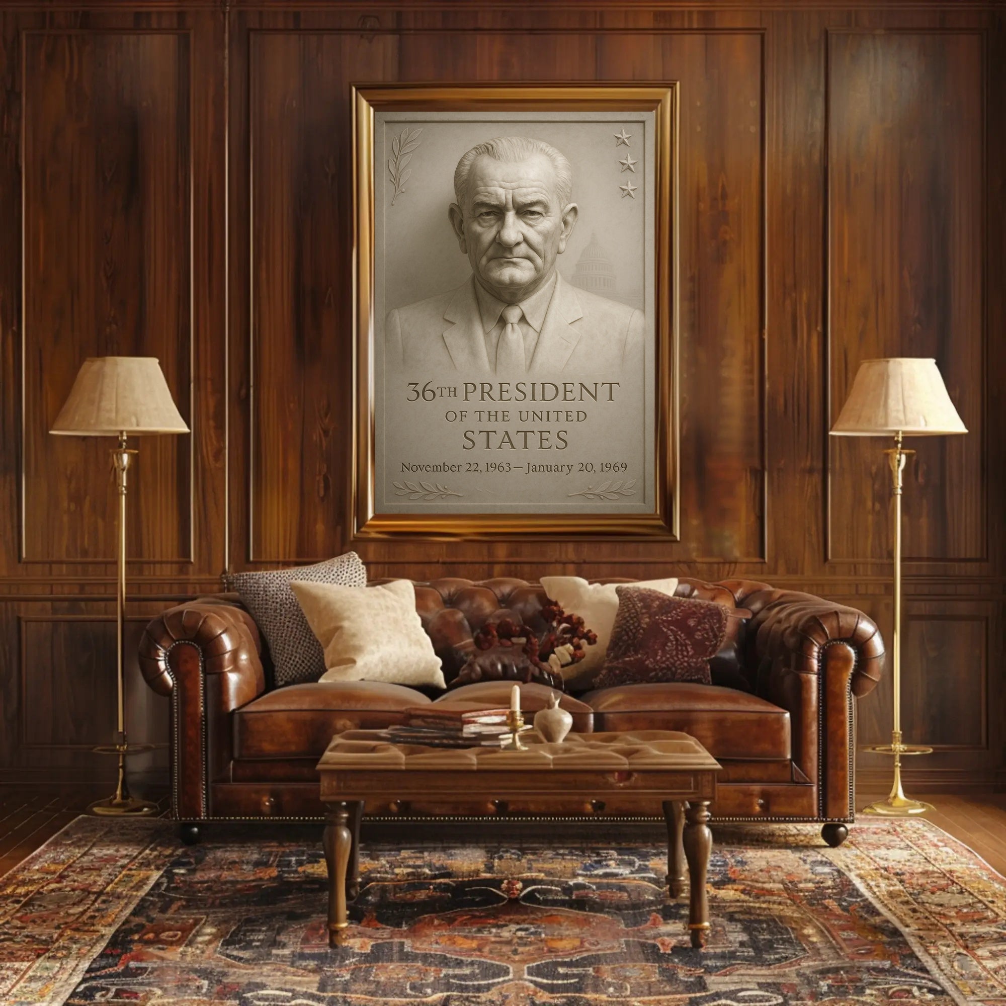 36th President of the United States Poster PosterGoat