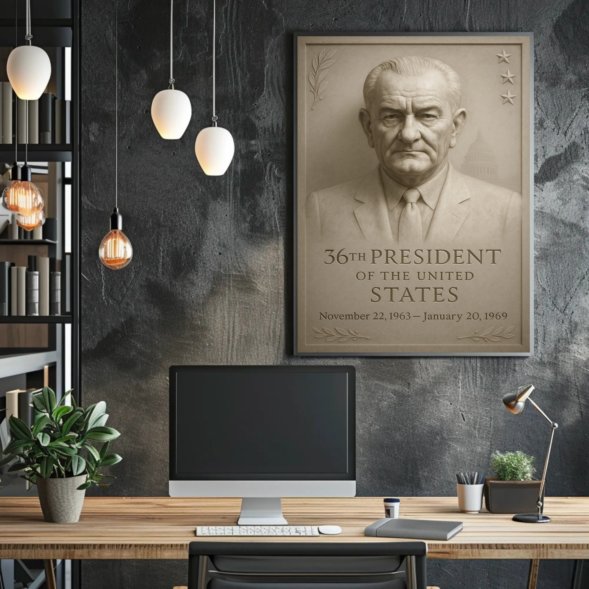 36th President of the United States Poster PosterGoat