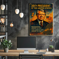 39th President of the United States Wall Art Print PosterGoat